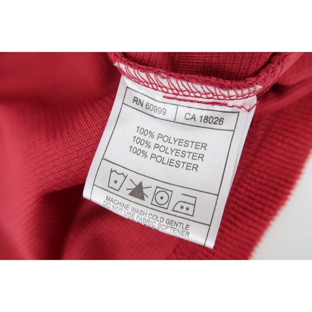 Alabama Crimson Tide Antigua Pullover Mens Large Red Glacier 1/4 Zip Jacket New